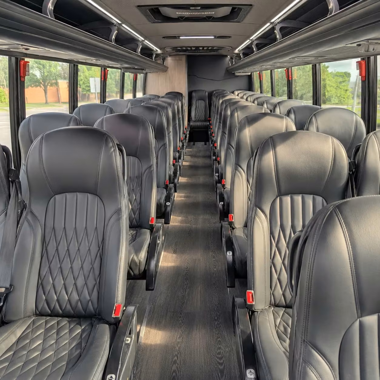 30 passenger minibus inside