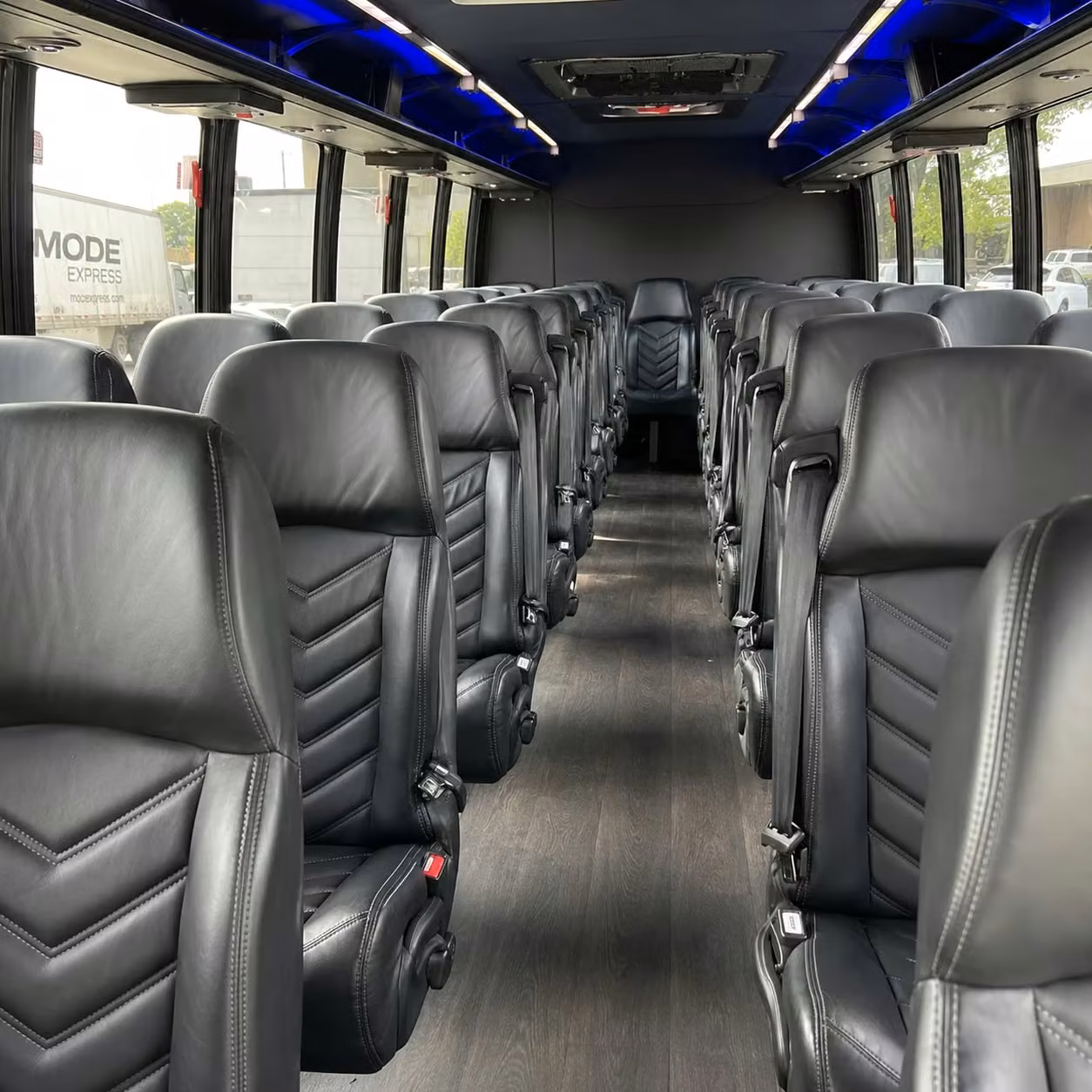 35 passenger minibus interior