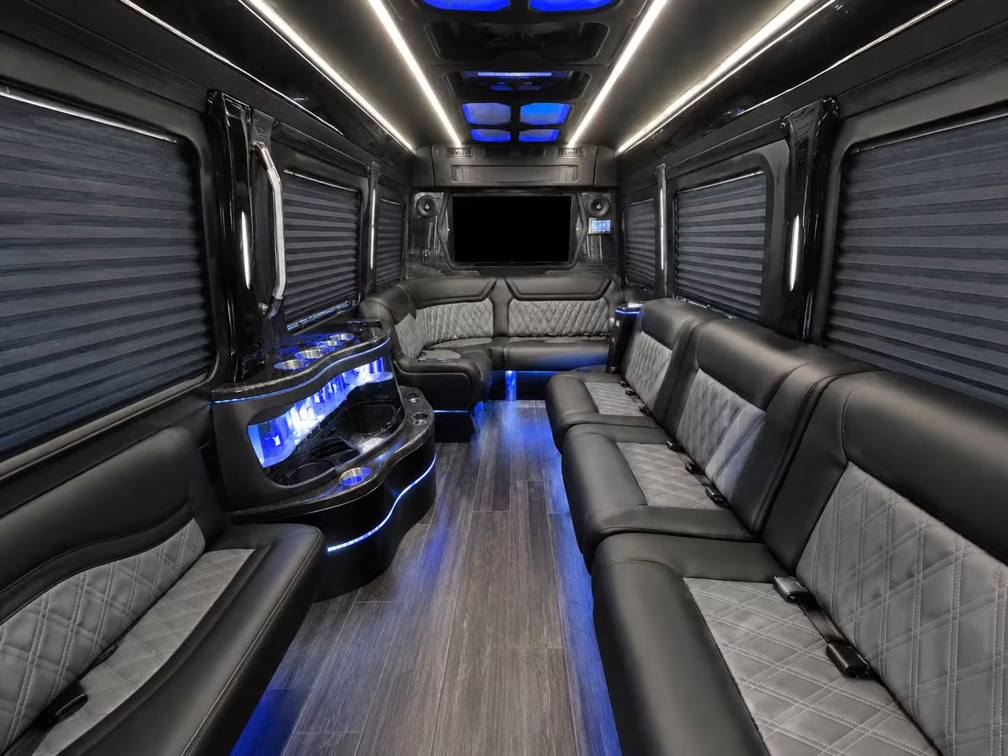 airport transfer shuttles for military and government groups flying through den