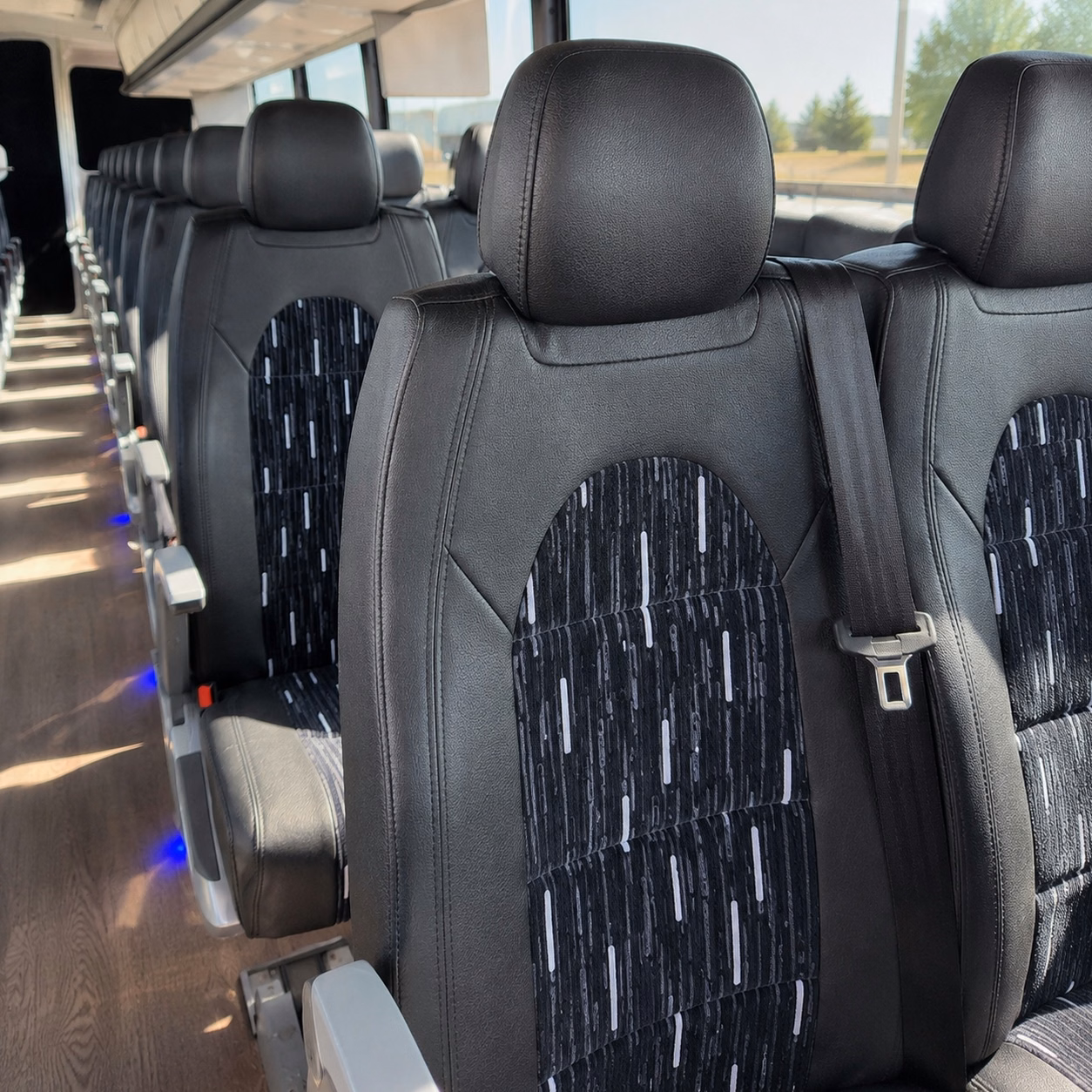 aurora charter bus interior gallery